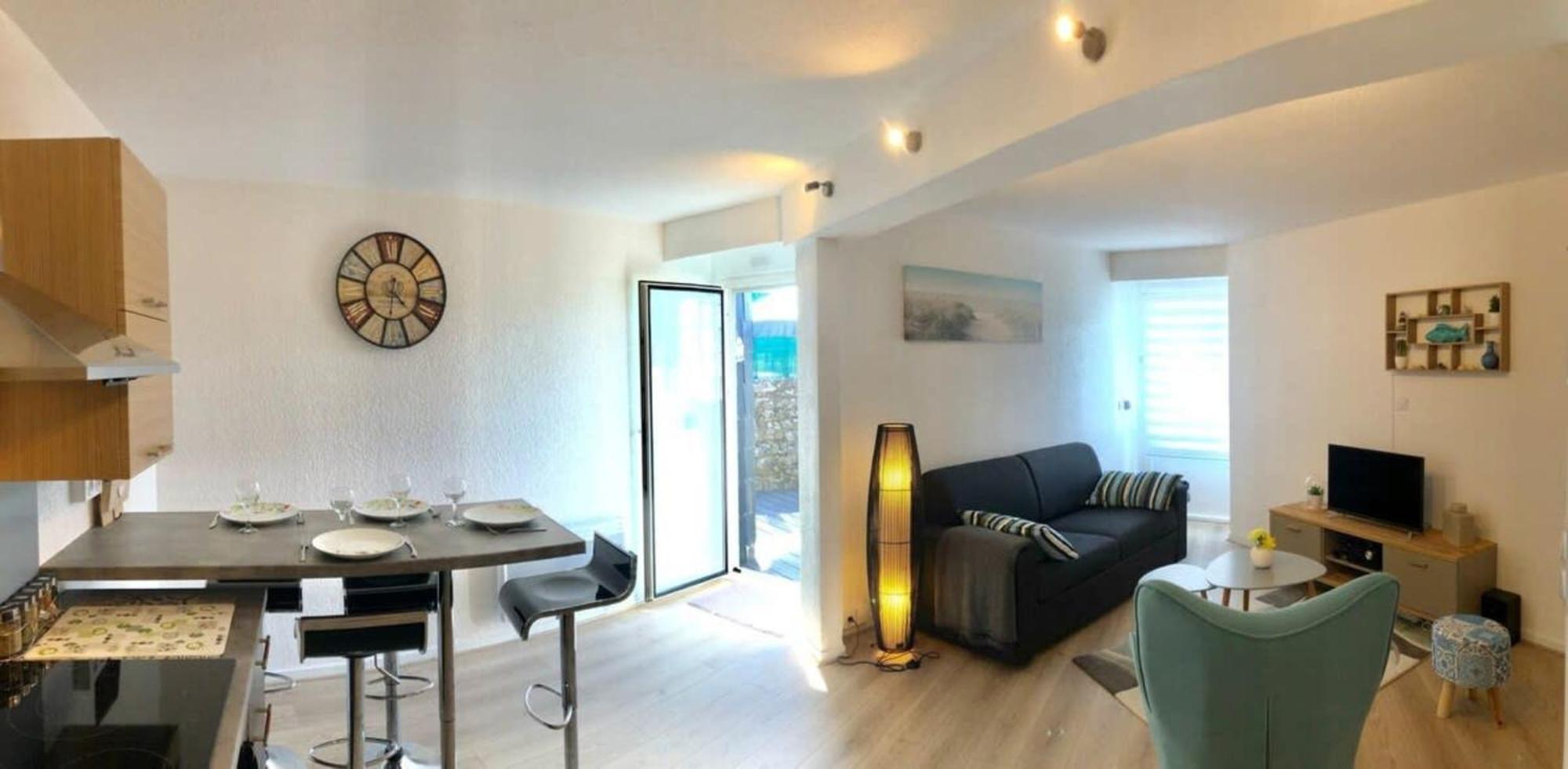 Jolie Maisonnette Cosy Bord De Mer Terrasse Guidel Exterior photo